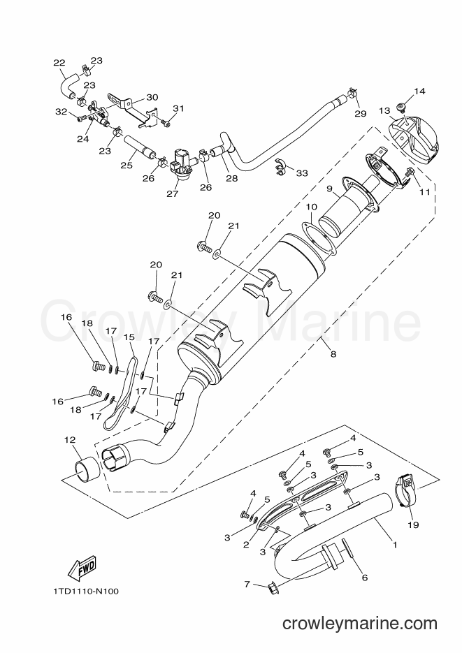 2019 ATV YFZ450R - YFZ450R (BW2E) [010] - EXHAUST