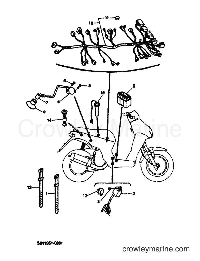 2000 Scooter EW50 - EW50 (5LH1) [020] - ELECTRICAL 2