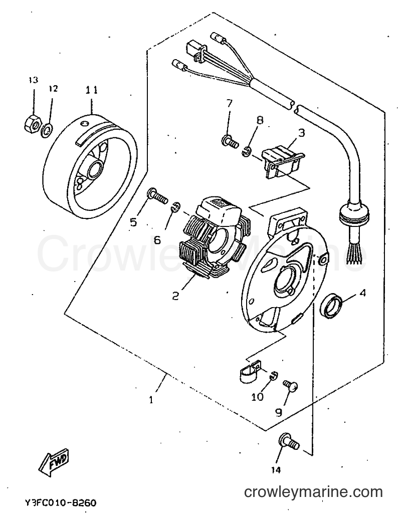 1998 Scooter CW50 - CW50 (4VVH) [010] - GENERATOR