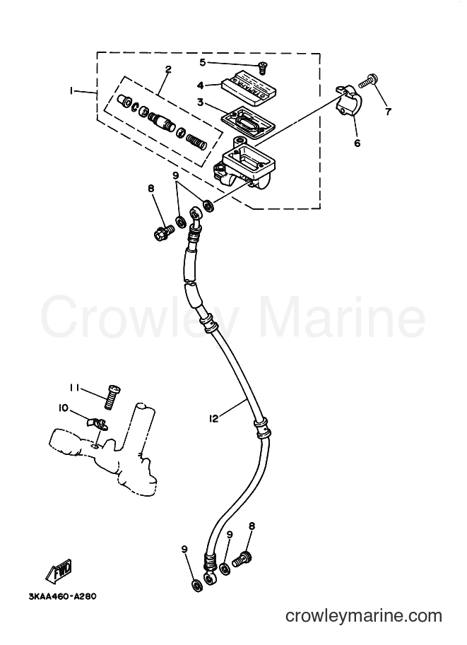 2002 Street Bike RX-K - RX-K (3KAA) [010] - FRONT MASTER CYLINDER