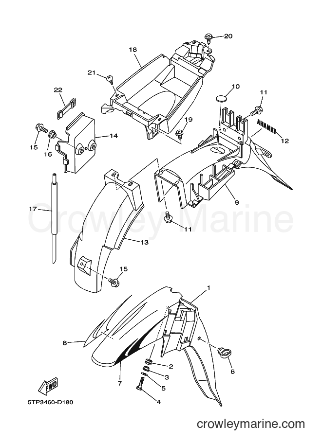 Yamaha Motors T110C (5TP9) [010] - FENDER
