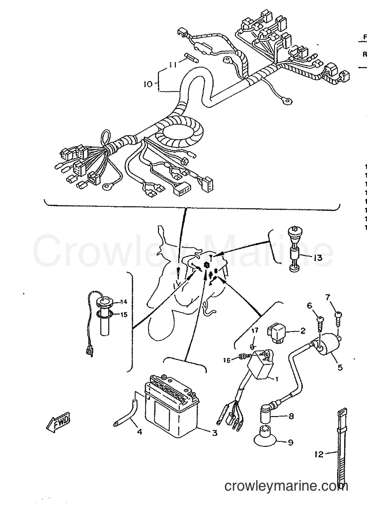1996 Scooter CW50RSP - CW50RSP (4UR1) [999] - ELECTRICAL 2