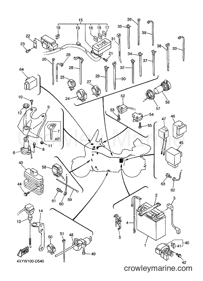 Yamaha Motors XVZ13TF (2C9C) [010] - ELECTRICAL 1