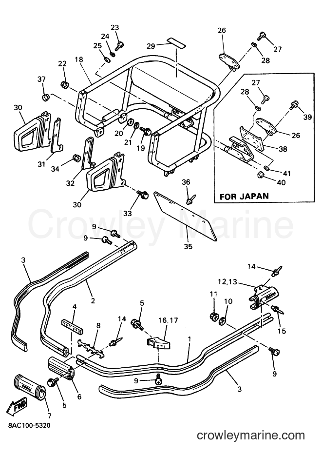Yamaha Motors VK540E-2 (8AC2) [040] - BUMPER