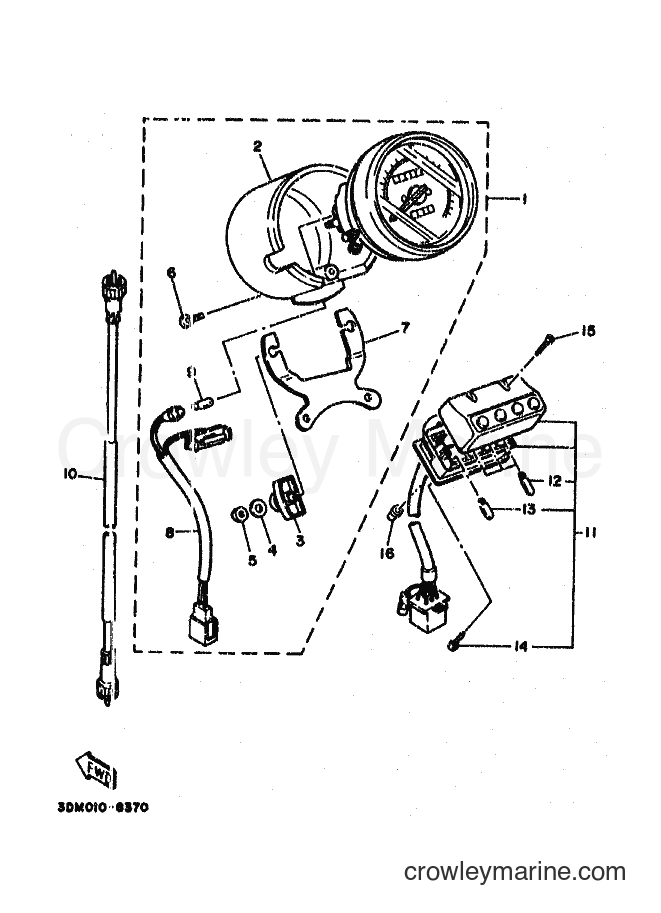 Yamaha Motors XV250S (3DN7) [010] - METER