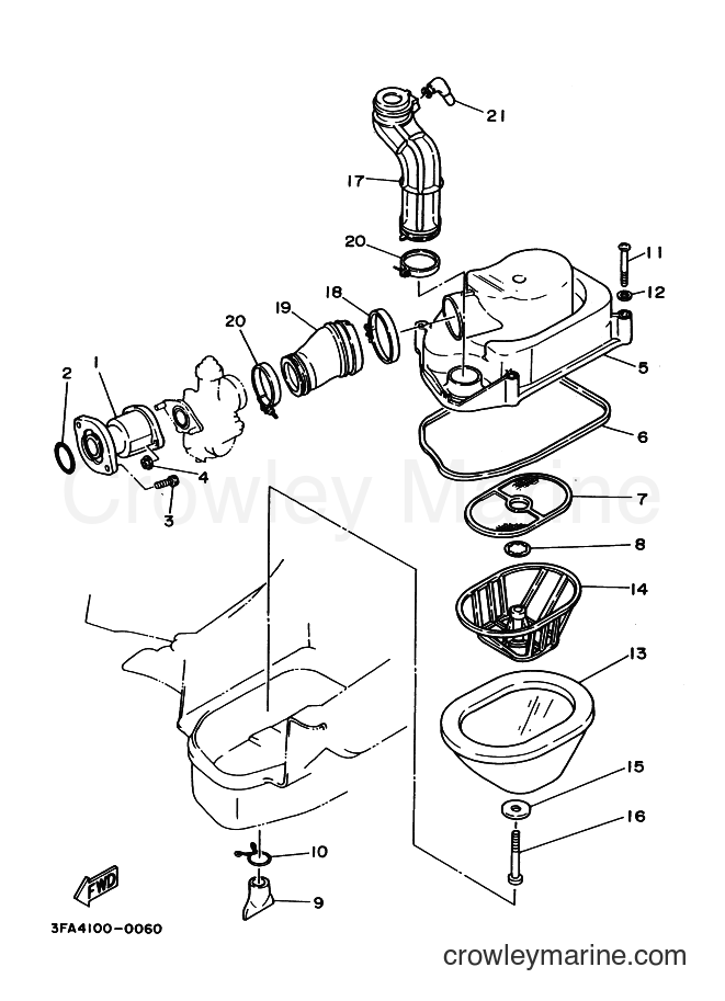 Yamaha Motors YFA1 (3FAA) [010] - INTAKE