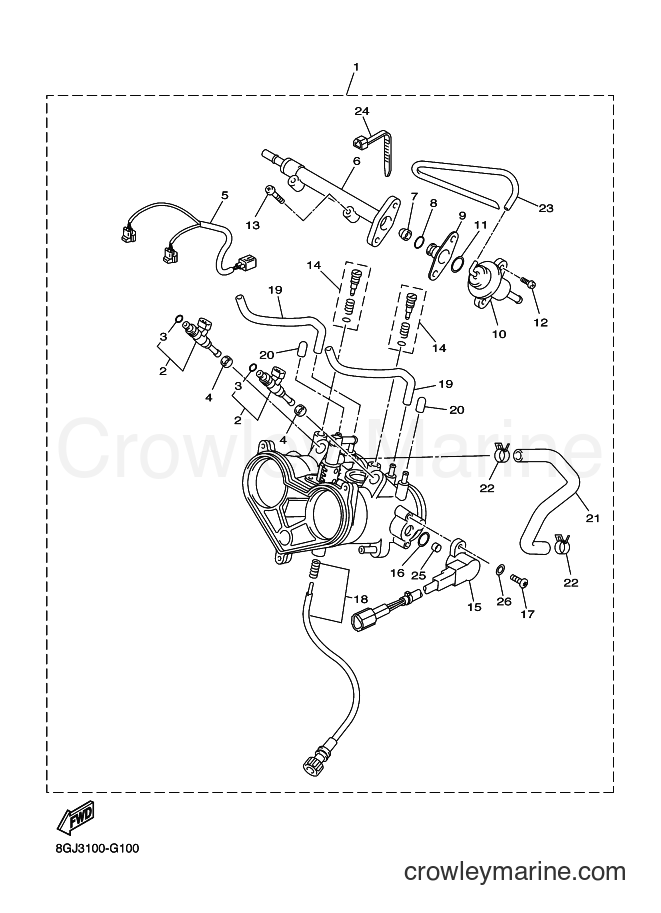 Yamaha Motors RPZ50M (8GPC) [010] - INTAKE 2