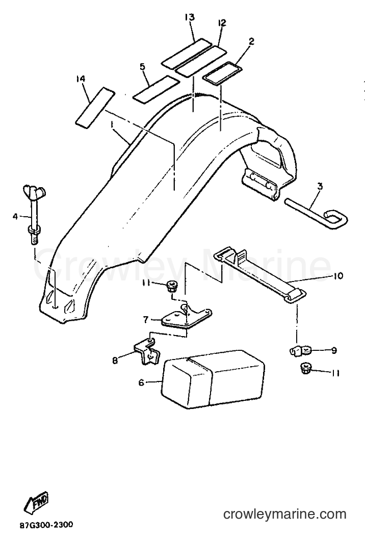 1992 Snowmobile PZ480 - PZ480 (87G3) [010] - GUARD
