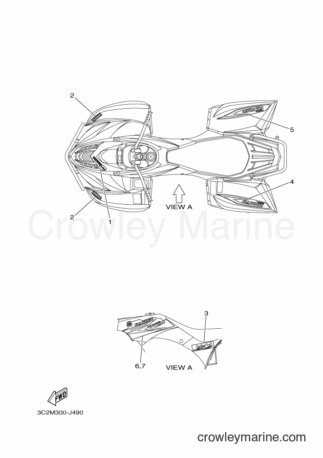 2010 ATV YFM450FAS - YFM450FAS (3C2M) [010] - GRAPHICS