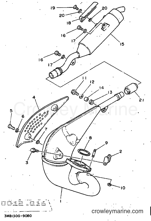 Yamaha Motors DT125R (3PY3) [999] - EXHAUST