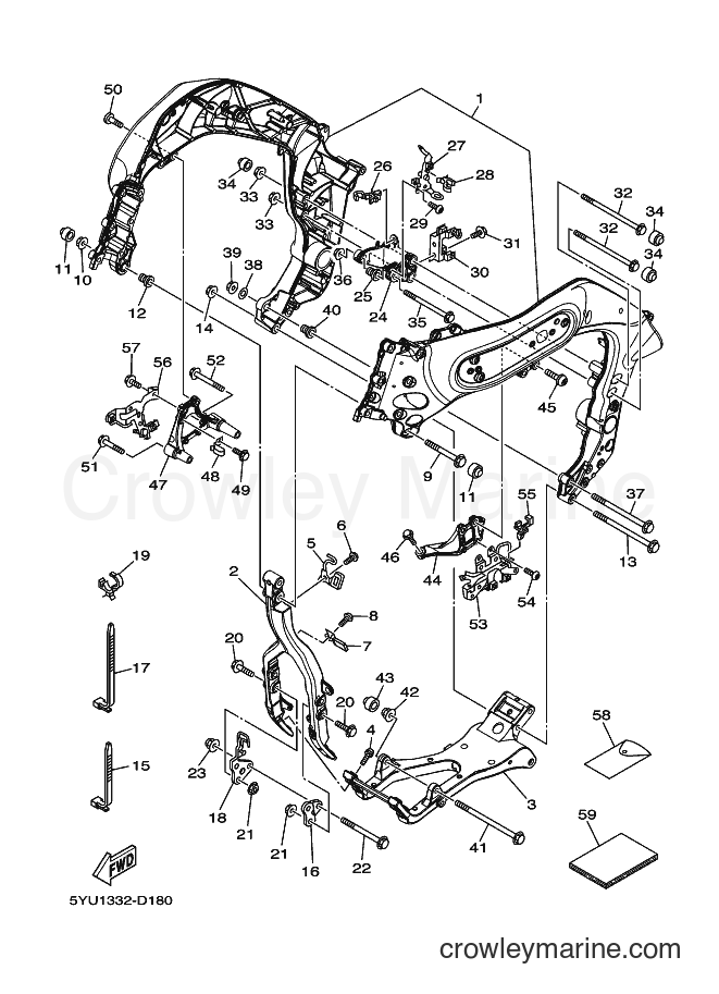 2007 Street Bike MT01 - MT01 (5YU8) [030] - FRAME