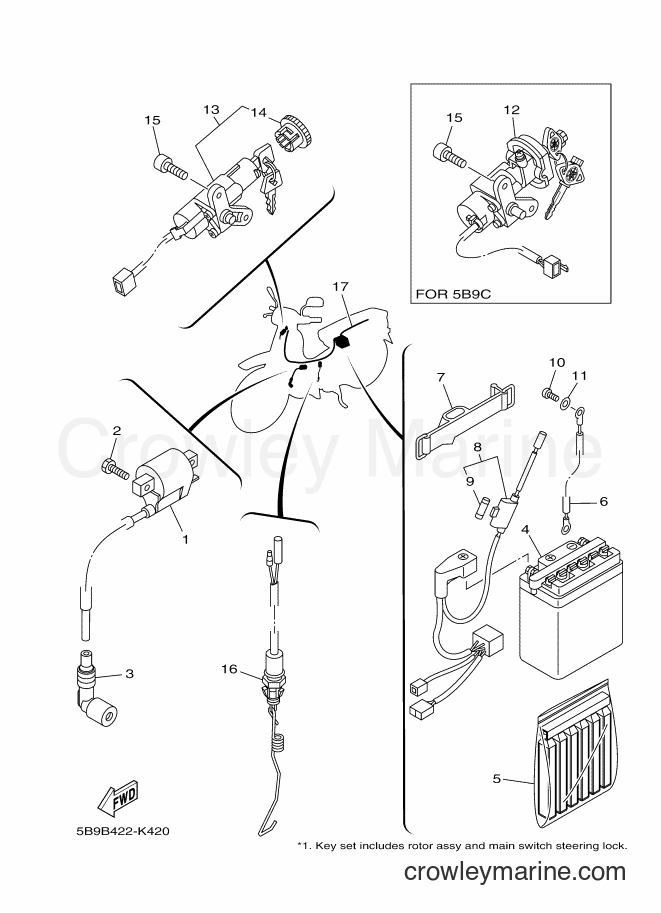 2011 Scooter T110E - T110E (5B9B) [010] - ELECTRICAL 1