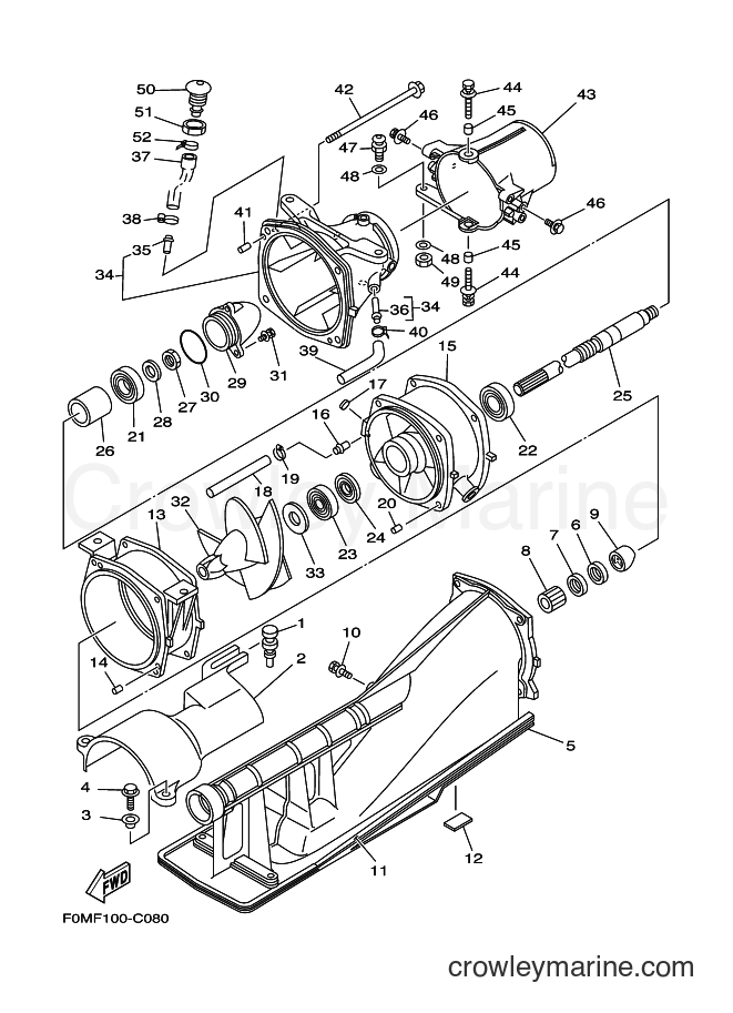 Yamaha Motors XL700-C (F0MG) [010] - JET UNIT 1