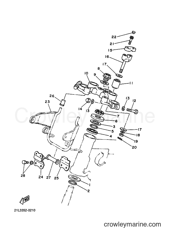 2000 Street Bike SR250 - SR250 (21L3) [010] - STEERING