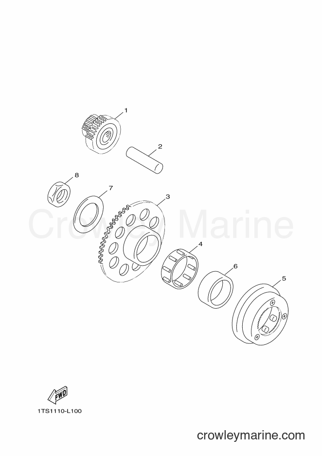Yamaha Motors XC50 (1TS6) [010] - STARTER