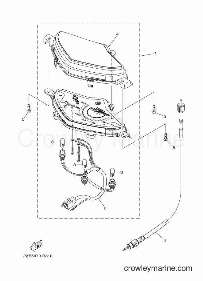 2018 Scooter XC115F - XC115F (BL74) [010] - METER