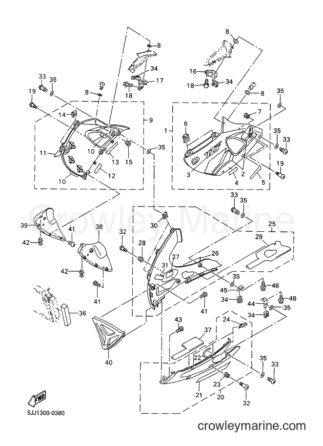 Yamaha Motors YZF-R1 (5JJ1) [070] - COWLING 2