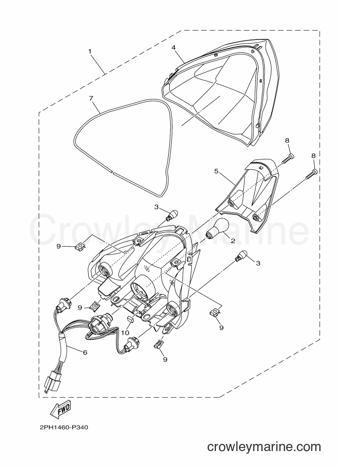 Yamaha Motors LNS125 (2PH3) [010] - TAILLIGHT