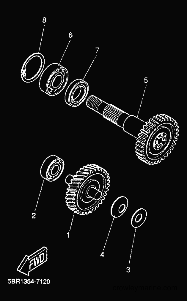 2000 Scooter YQ50 - YQ50 (5KH3) [010] - TRANSMISSION