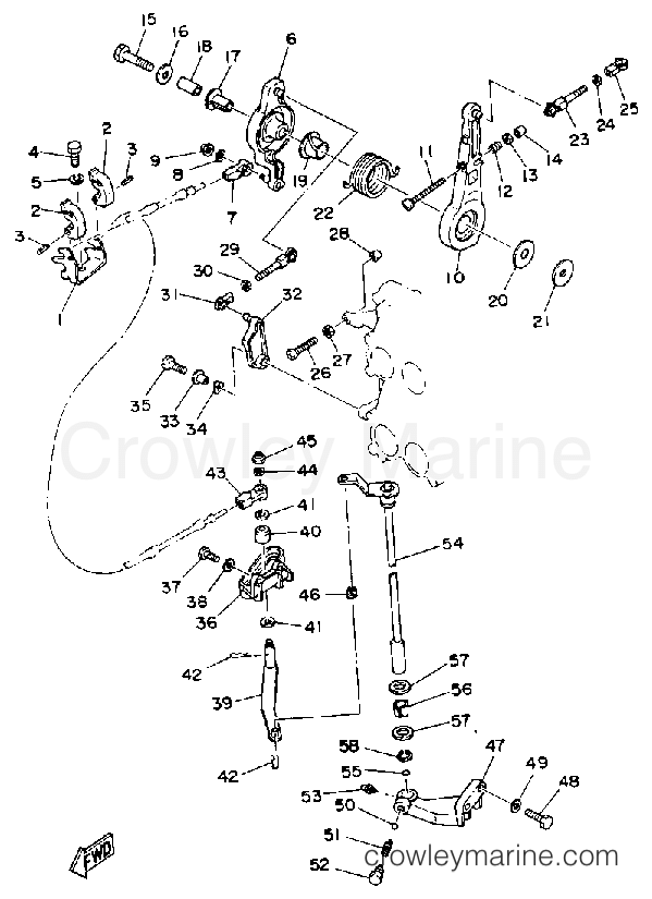 Yamaha Motors 115TXRP - CONTROL ENGINE