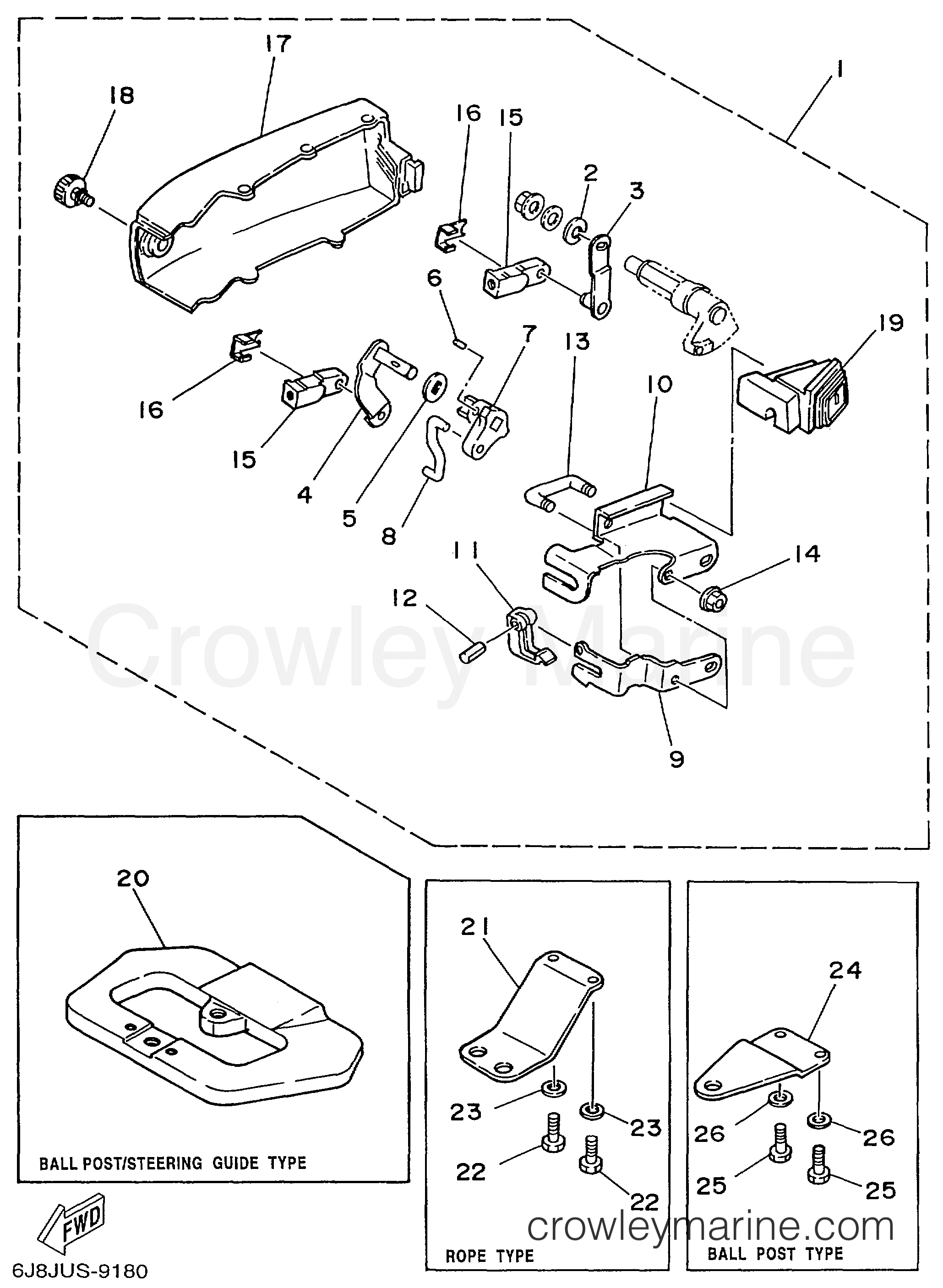 Yamaha Motors 30ELRX - REMOTE CONTROL ATTACHMENT