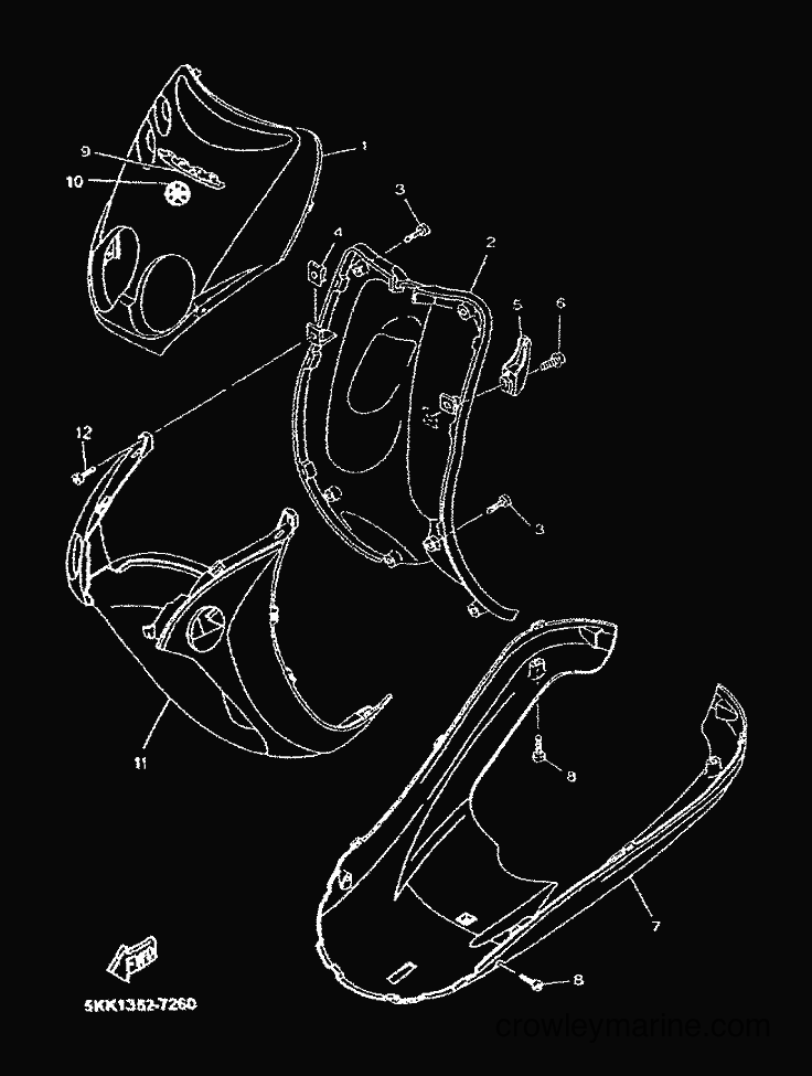 Yamaha Motors YN50 (5MR3) [010] - LEG SHIELD