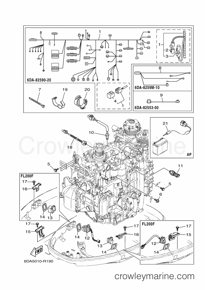 Yamaha Motors F200FETX (6DA5) [160] - ELECTRICAL 4