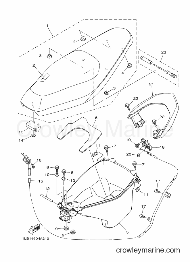 2013 Scooter AL125FC - AL125FC (1LB1) [010] - SEAT