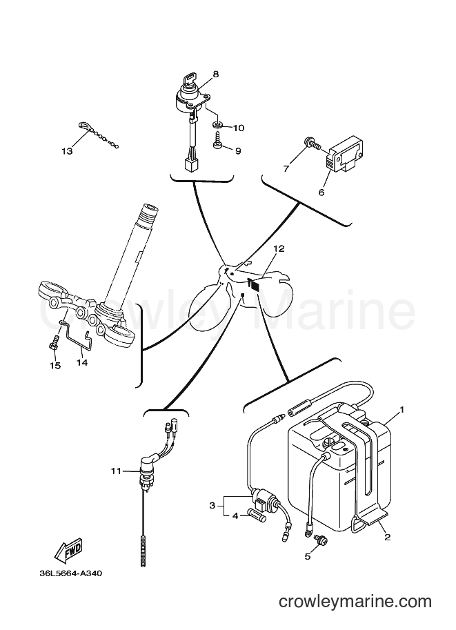 2003 Street Bike RX100T - RX100T (36L6) [010] - ELECTRICAL 2