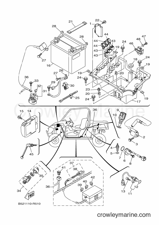 Yamaha Motors YXE700B (B358) [010] - ELECTRICAL 1