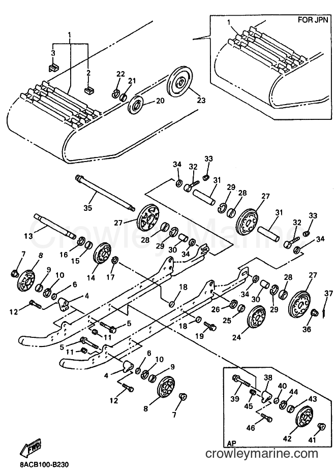 2003 Snowmobile VK540E-3 - VK540E-3 (8ACB) [030] - TRACK SUSPENSION 1