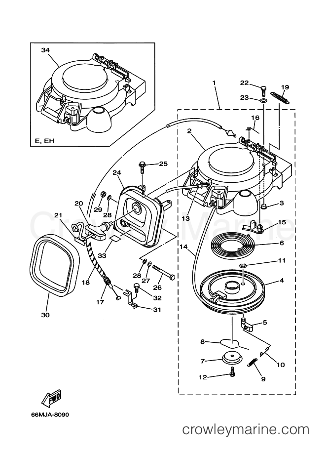 Yamaha Motors FT9.9D(E) (66R) [060] - STARTER