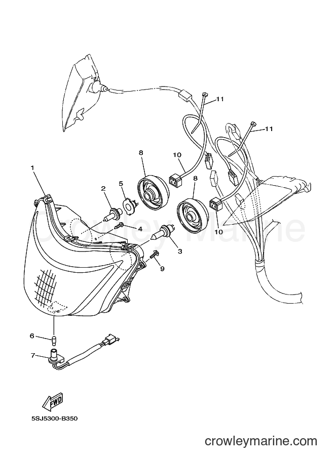 Yamaha Motors YP250A (5SJ5) [030] - HEADLIGHT