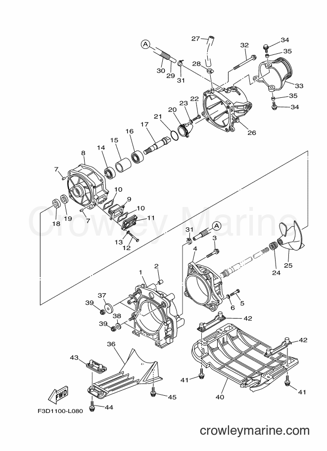 Yamaha Motors VX700-L (F3D1) [010] - JET UNIT 1