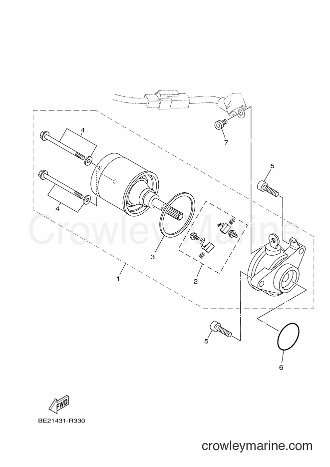 2016 Maxi-Scooter MWS150-C - MWS150-C (BE21) [010] - STARTING MOTOR