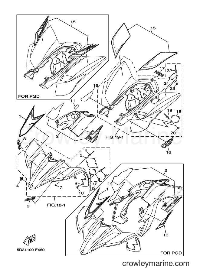 2007 ATV YFZ450 - YFZ450 (5D32) [010] - EMBLEM & LABEL 3