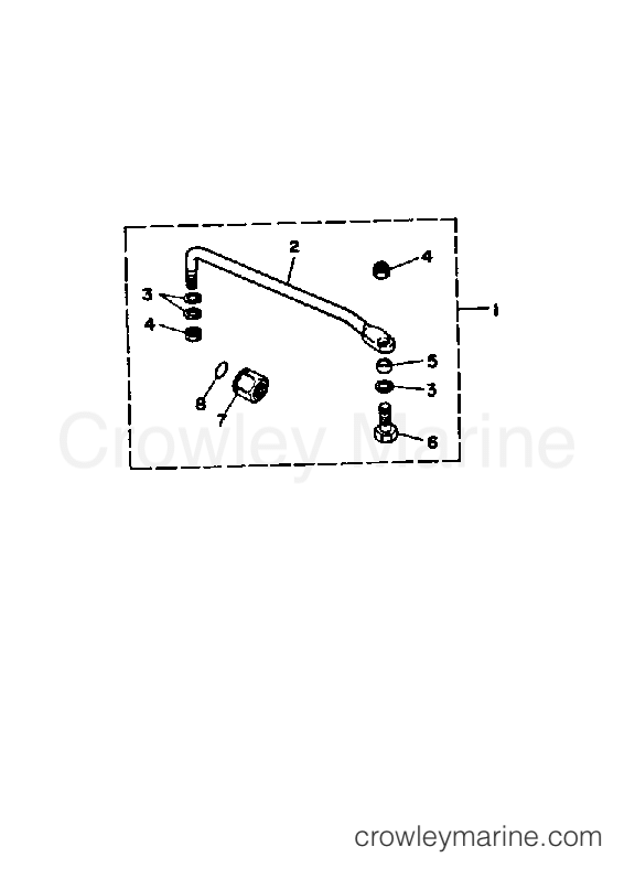 Yamaha Motors 30SH - STEERING GUIDE ATTACHMENT