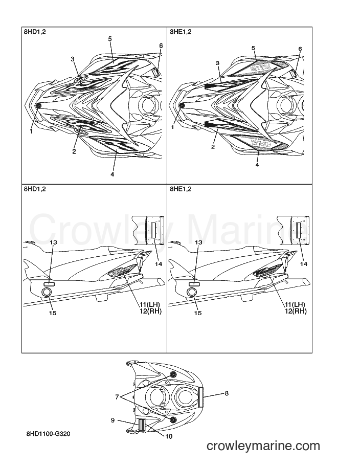 Yamaha Motors RS10ST (8HD1) [020] - EMBLEM