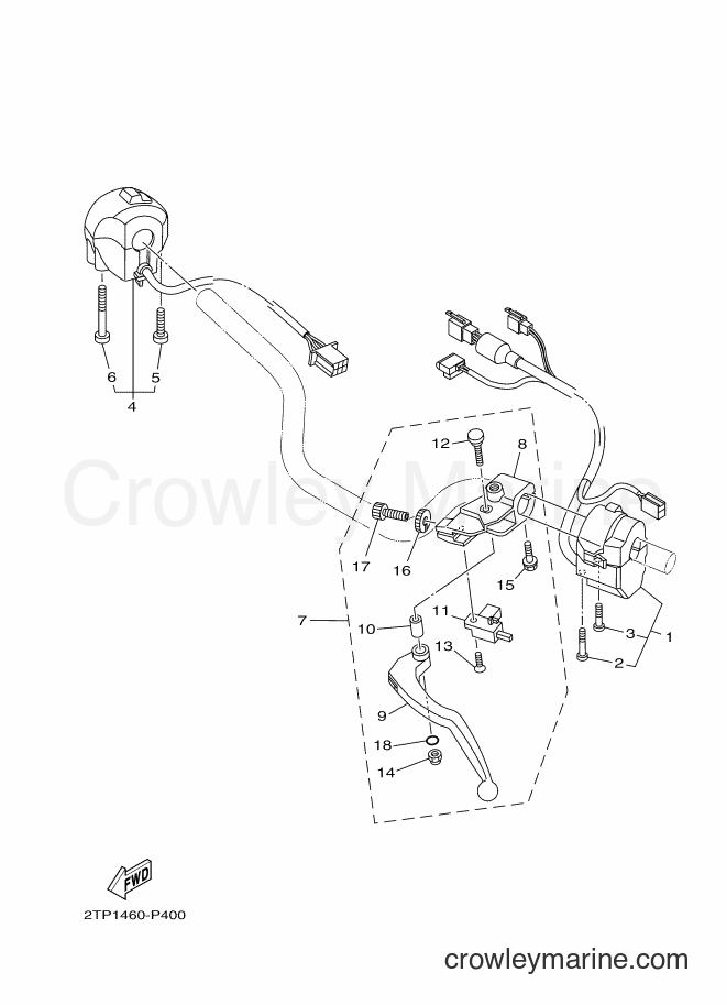 2016 Street Bike FZ150 - FZ150 (2TP4) [010] - HANDLE SWITCH & LEVER
