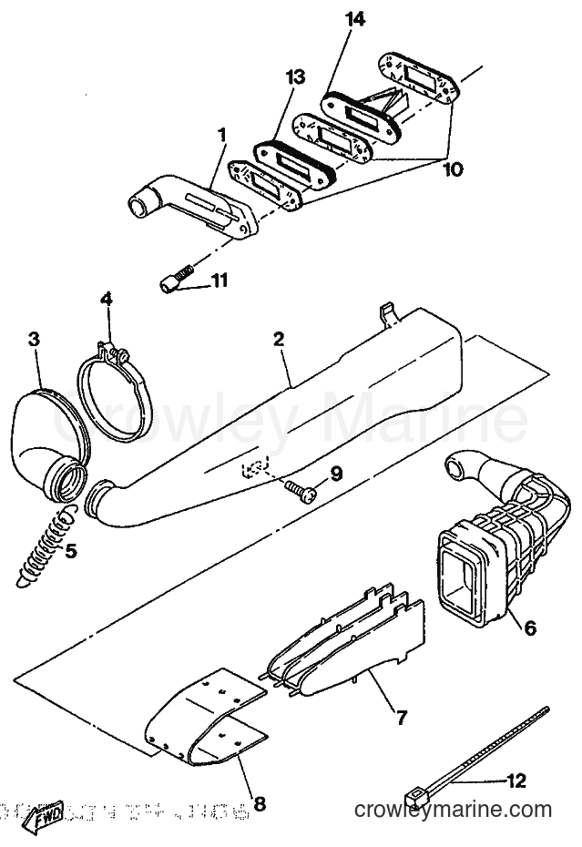 1989 Scooter ME50 - ME50 (3UD1) [999] - INTAKE