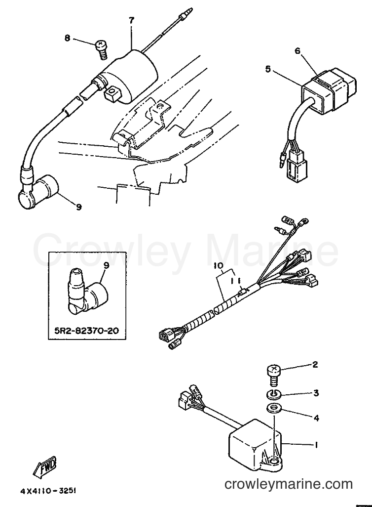 1988 Dirt Bike PW50S - PW50S (3AP) [999] - ELECTRICAL 1