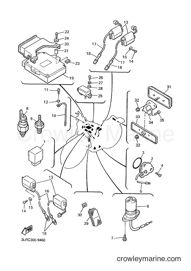 Yamaha Motors VMX12 (3LRD) [010] - ELECTRICAL 1