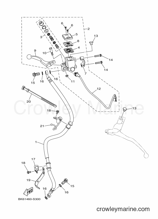 2017 Street Bike YZF155 - YZF155 (B9B2) [010] - FRONT MASTER CYLINDER