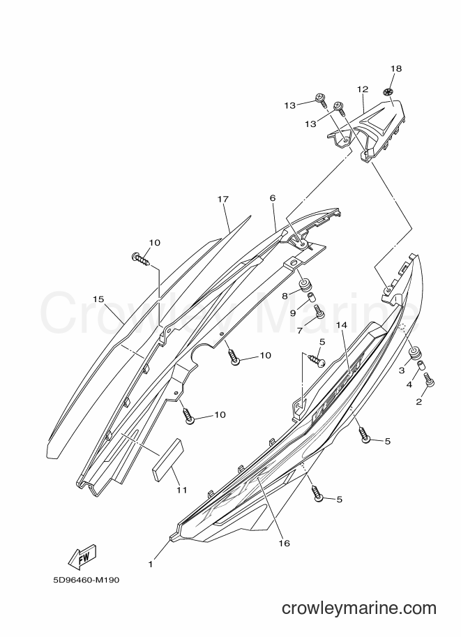 2014 Scooter T115LE - T115LE (35D7) [010] - SIDE COVER