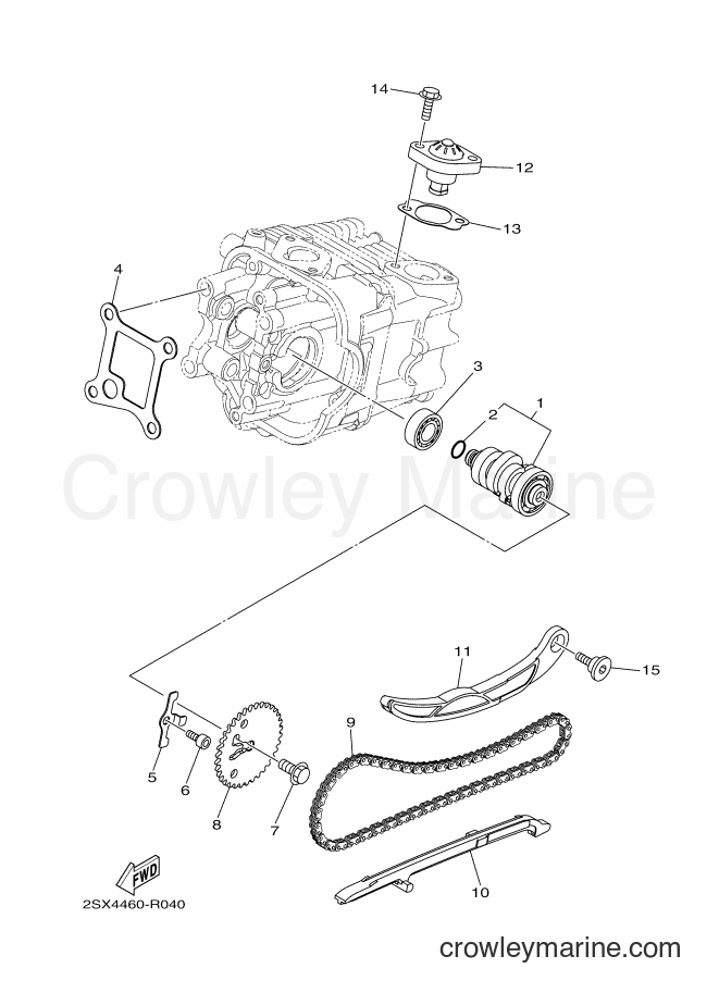 2017 Scooter LNS125 - LNS125 (2PHA) [010] - CAMSHAFT & CHAIN