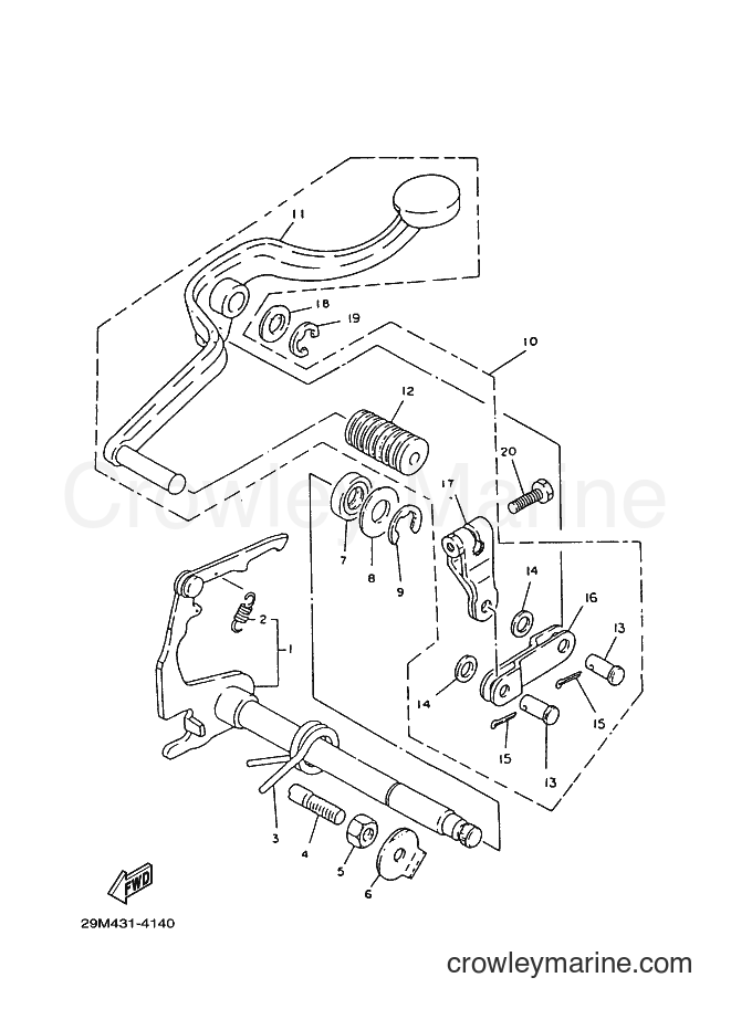 2004 Street Bike RX-K - RX-K (3KAF) [010] - SHIFT SHAFT