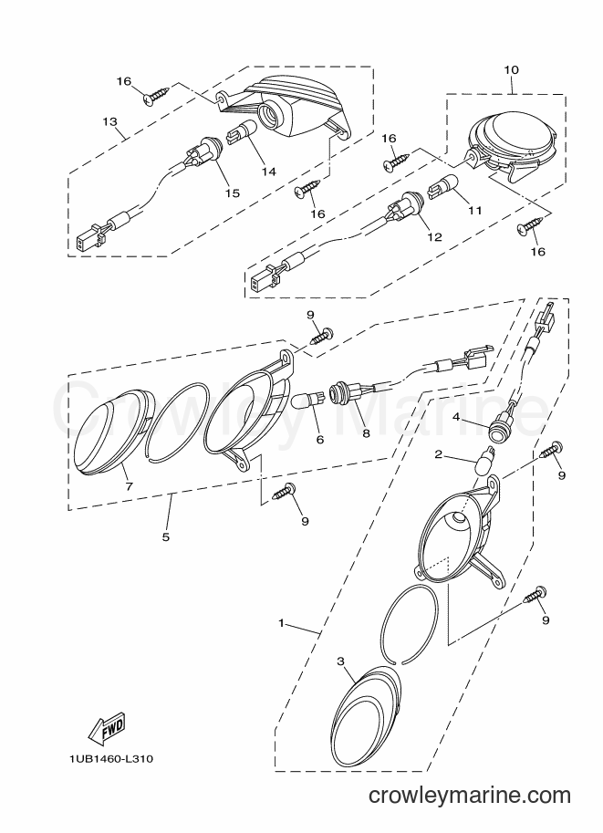 Yamaha Motors AF115C (1UB5) [010] - FLASHER LIGHT