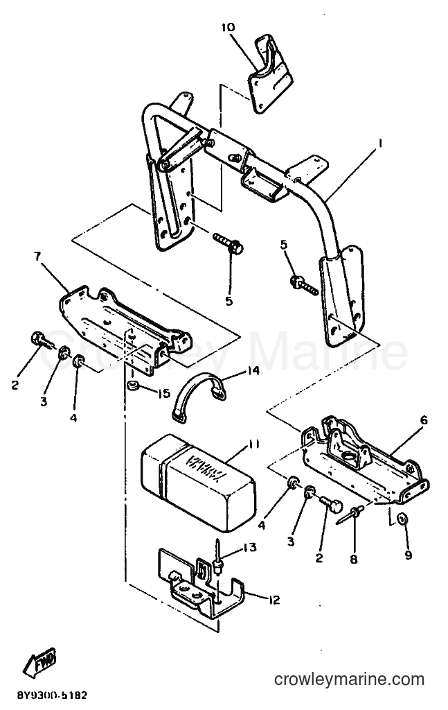 Yamaha Motors SR540 (86P3) [010] - STEERING GATE