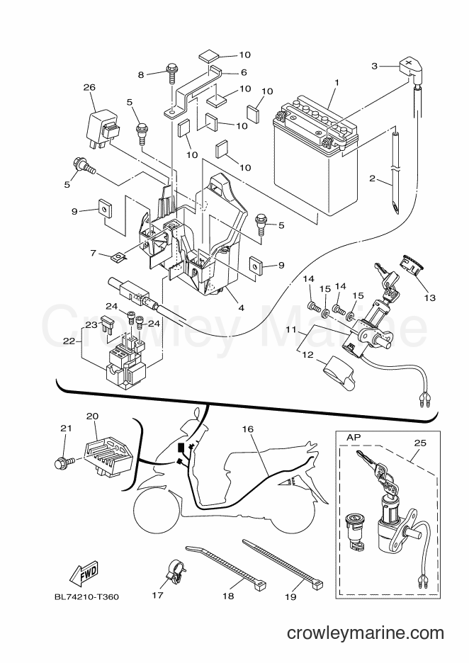 Yamaha Motors XC115F (BL74) [010] - ELECTRICAL 2