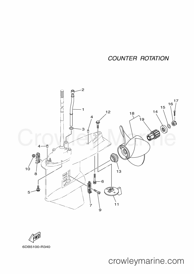 Yamaha Motors LF175CA (6HT1) [020] - LOWER CASING & DRIVE 2